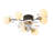 Garibald 33'' Ceiling Fan with 6 LED Lights