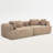 Full-Foam Boucle Modular Sofa with Cloud Comfort-126061975