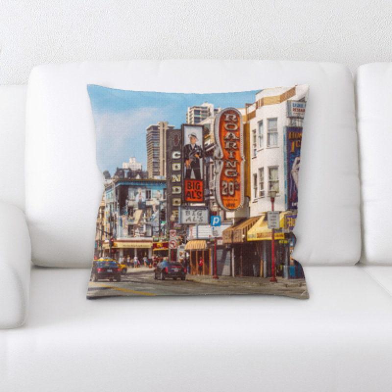 Microsuede Throw Pillow