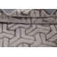 Tapis gris en laine / soie touffeté à la main
