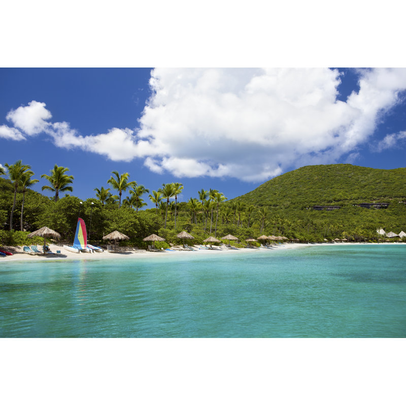 Little Dix Bay by Cdwheatley - No Frame Print on Canvas, 61cm H x 91cm W