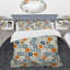 Ensemble de housse de couette rétro hexagonal ix mid-century-40702723