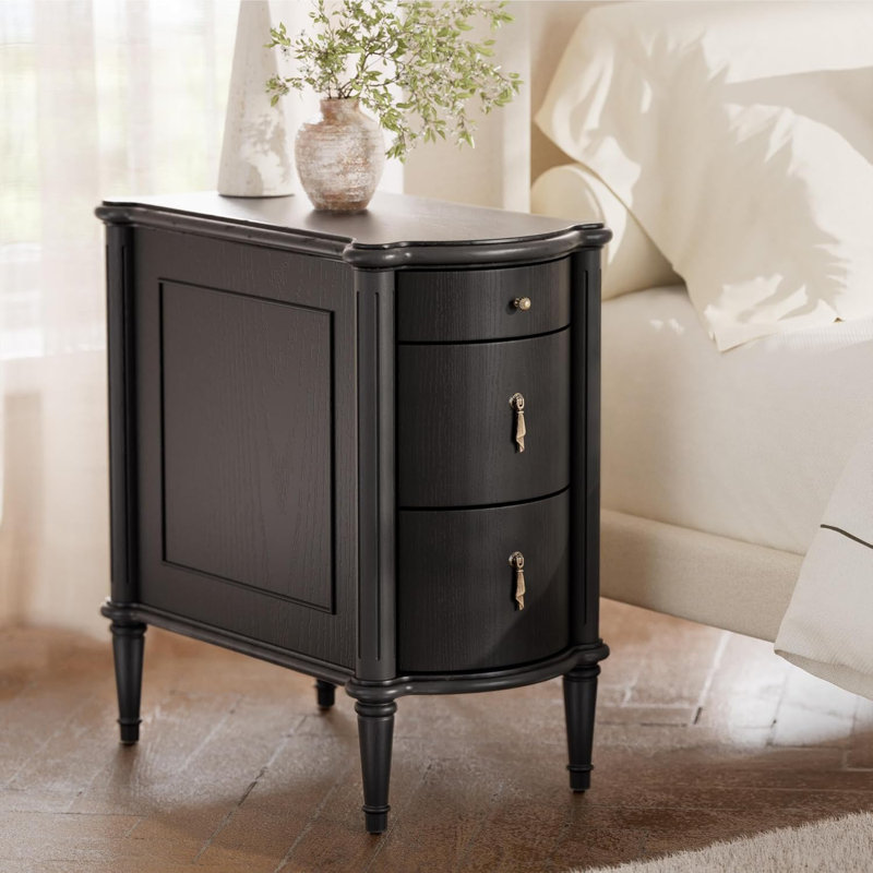 Retro Side Table, Black