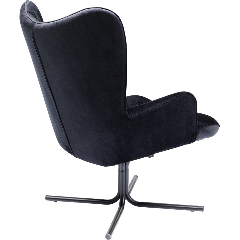 Oscar Armchair, 100 % polyester black