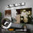 LED Vanity Light,Adjustable, Dimmable 3-Color (3/4/6000K), Matte Black Modern-530908704