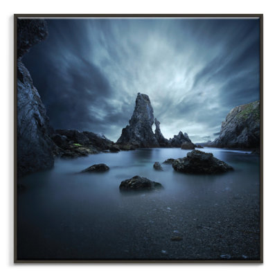 1 Piece Single Picture Frame and Floater Frame Wall Art on Canvas