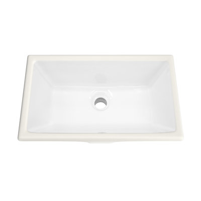 Évier encastré en céramique de 21 po de largeur pour meuble-lavabo