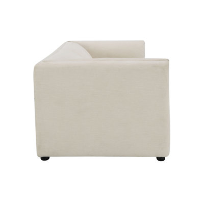 Jaeda Beige Boucle Sofa