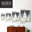 «Christmas Holiday Art DCCCLVI», reproduction d'art encadrée - bois massif-858601417-858601422