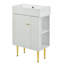 Meuble-lavabo simple 12,3 po avec comptoir