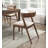 Walnut Finish Dining Chairs 2Pc Set