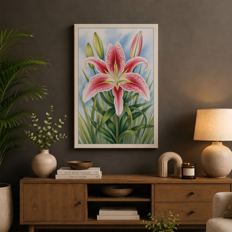 Print, Terracotta Border, 30x20 - 76.2 x 50.8 cm