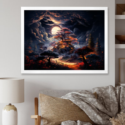 Black Nebula Nights Castle Treehouse II - China Wall Art