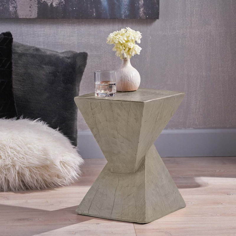 Table d'appoint extérieur, Gris