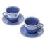 Novica Sublime Simplicity  Ceramic Cup And Saucer Set (Pair)