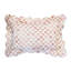 Rosy Check Reversible Scalloped Pillow-2051131076-2051131073