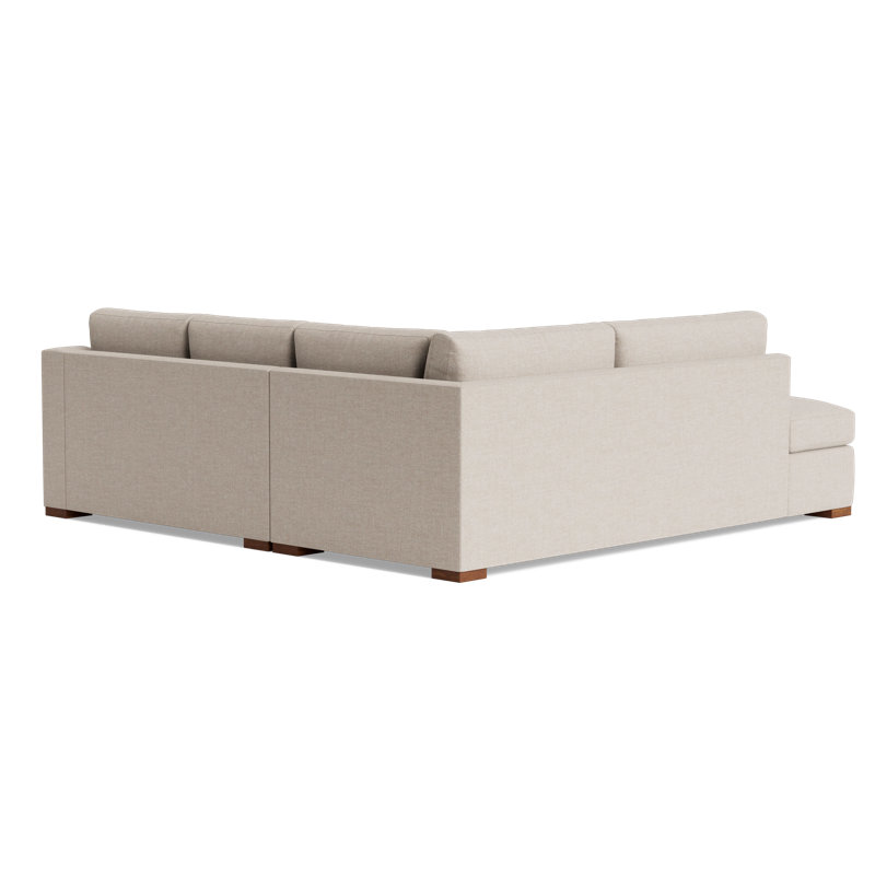 Lucca Sectional, Left Hand Facing, Performance Weave - Natural