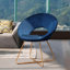 Zed 68cm Wide Velvet Papasan Chair-34026870-49351483
