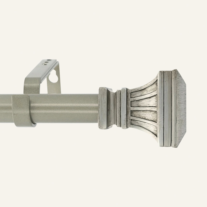 Ensemble de quincaillerie ajustable 1 po Fort Calhoun, Étain, H 1 po x l 48 po x P 7 po