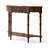 Retro Nut-Brown Solid Wood Console Table-1642900661