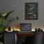 «Hypodermic Syringe Blueprint Vernis tableau noir», art mural en verre acrylique-1438948917