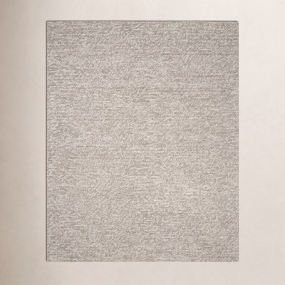 Elle Beige Hand-Woven Wool Rug