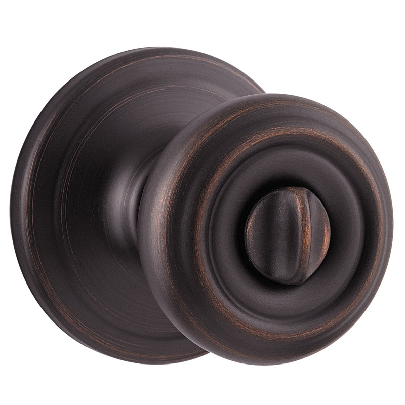 Cameron Privacy Door Knob, Venetian Bronze
