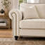 Canapé moderne en chenille avec coussins de soutien et confort de salon compact-1181270249