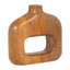 Vase de table en bois de manguier sculpté Cariad