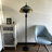 Aansh Tiffany Style Floor Lamp Stained Glass Rose Flowers Metal Base LED Bulbs Included 64"H*16"W*16"D-2079915087