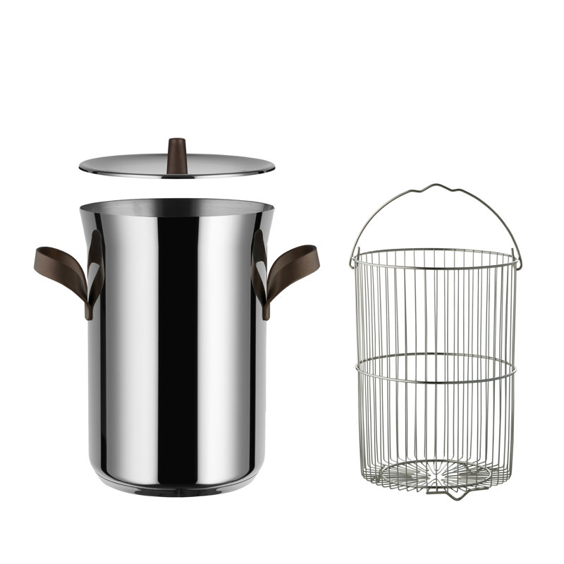 Alessi Edo 130L Stainless Steel (18/10) Round Dutch Oven