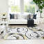 Noir abstrait/gris/jaune Tapis décoratif Airial-2125465242