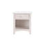 Ensemble de table de chevet et de table de chevet pour lit simple blanc