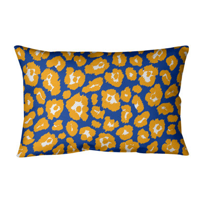 Animal Print Linen Reversible Pillow Cover