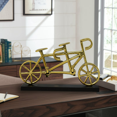 Vélo en métal pour deux sculpture Ahren