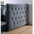Daybed With Trundle Nailhead Trim Padded Button Tufted Upholstery Tuxedo Design Slat Kit Included