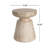 Outdoor Ponti Travertine Side Table-703226695
