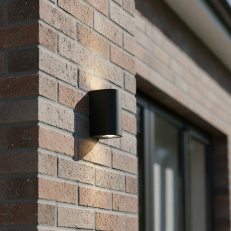 UltraBeam 10 Watt Black Up and Down Outdoor LED Wall Light - 860 Lumen