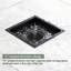 Drain de douche 4 "en acier inoxydable AISI 304 avec panneau de carrelage 2-en-1 avec pieds réglables, drain de plancher dans la salle de bain-117467688