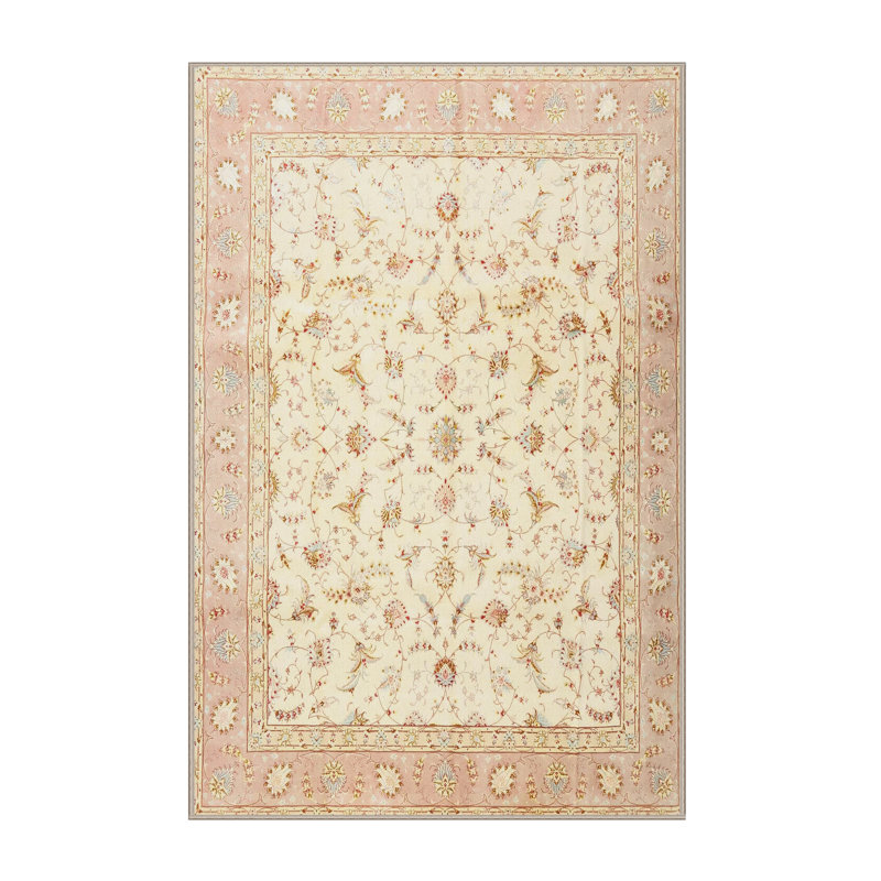 Tapis beige/brun traditionnel Tkachenko, Rectangle 5 pi x 7 pi