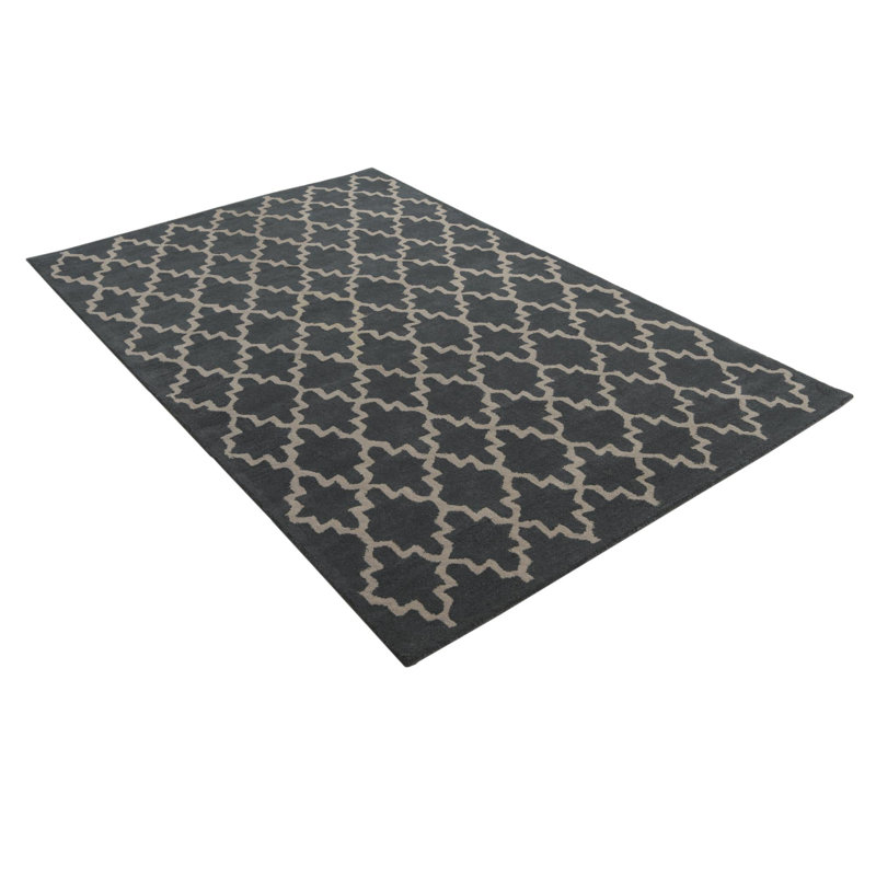 Tapis noir Otto