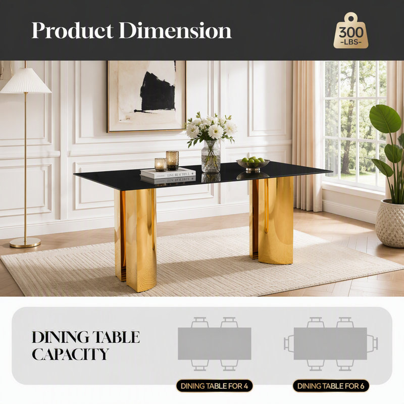 70.00 Inch Rectangular Dining Table