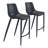 Upholstered Counter Stool with Steel Frame