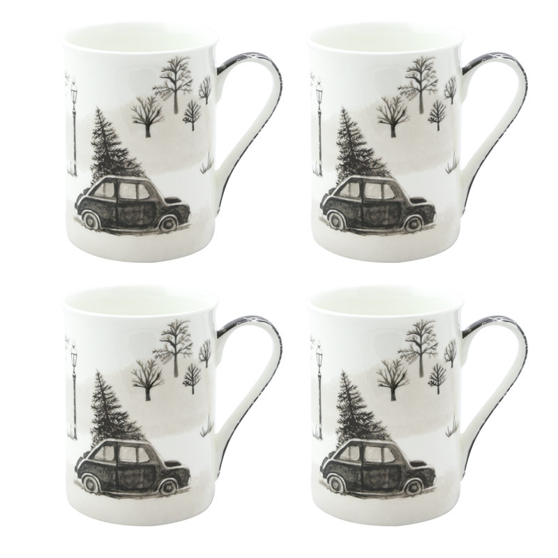 Scandinavian Wonderland Bone China Coffee Mug