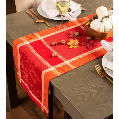 Theresia Harvest Wheat Jacquard Table Runner
