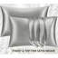 Satin Silk Pillow Cases Pack of 2 Super Soft Smooth Pillow Covers Breathable Hypoallergenic Envelope Closure-1637978130
