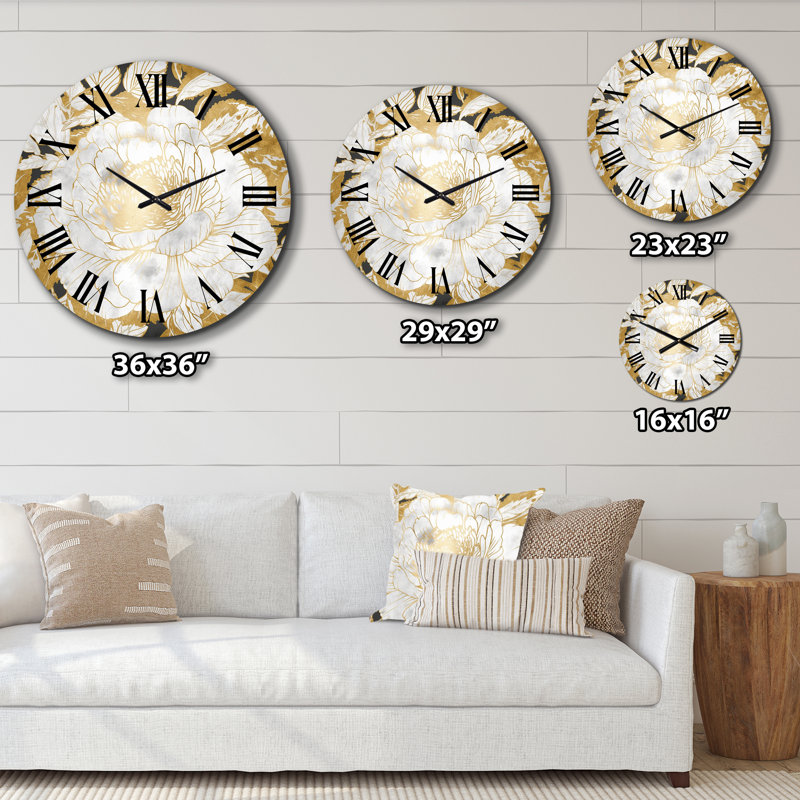 Metal Wall Clock, Medium