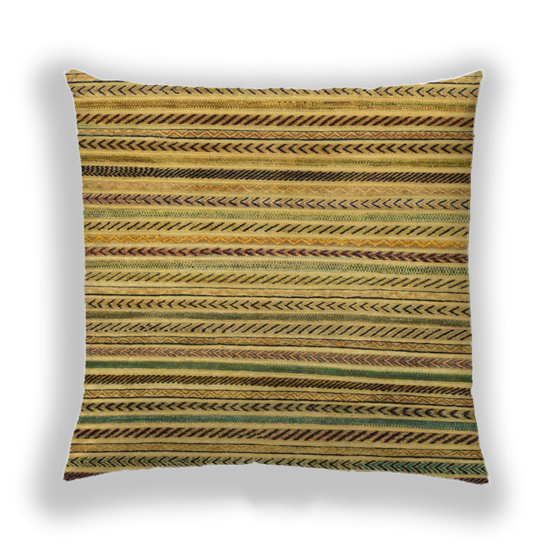 Abstract Reversible Throw Pillow, Microsuede