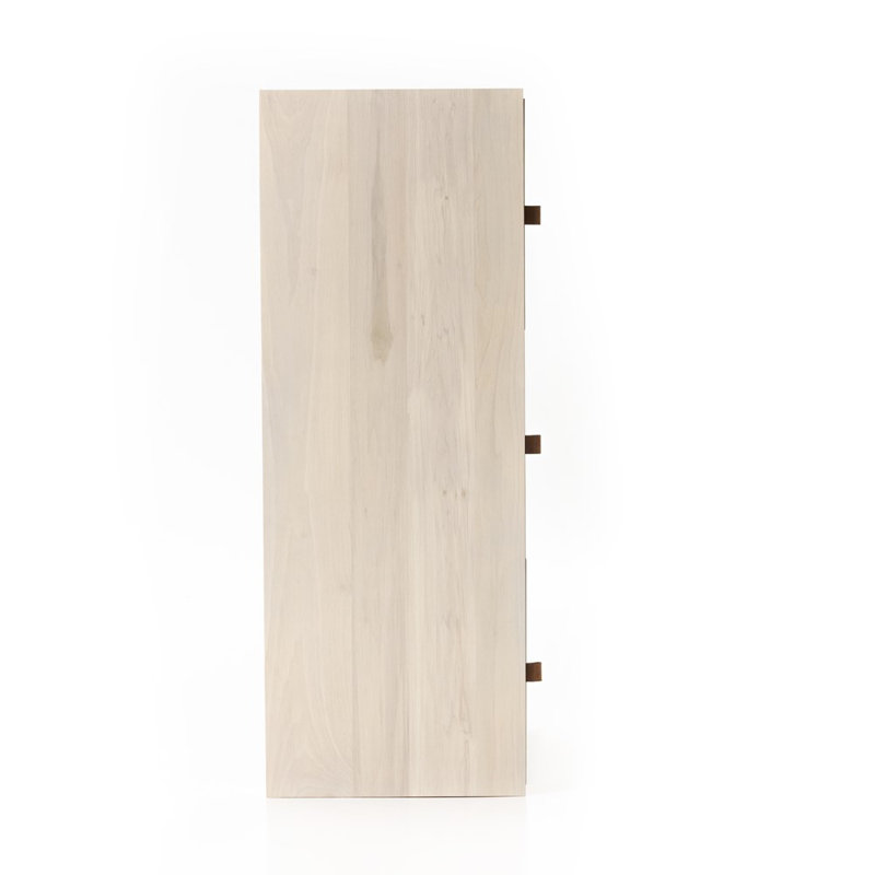 Trey Solid Wood Executive Desk, Dove Poplar