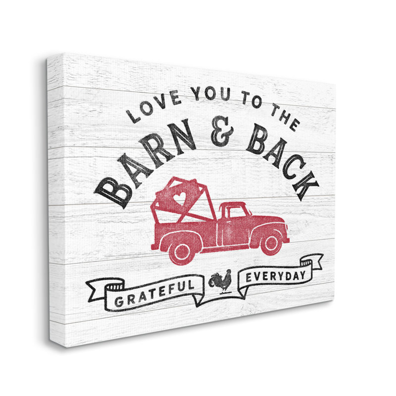  Farmhouse Love You, phrase sur bois, impression, H 24 po x l 30 po x P 1,5 po, Giclée encadrée blanc bord de mer